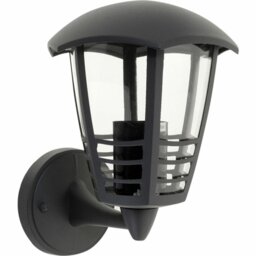 Herby Anthracite Outdoor Wall Lantern