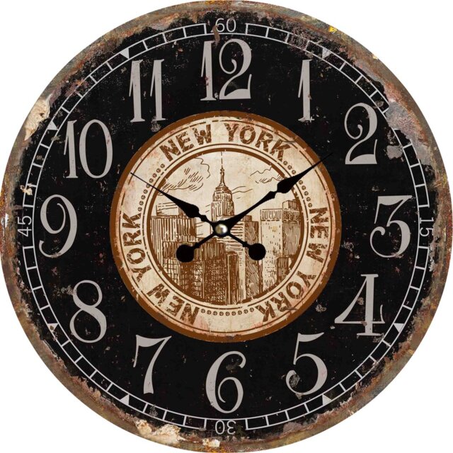 Serena Wood Wall Clock
