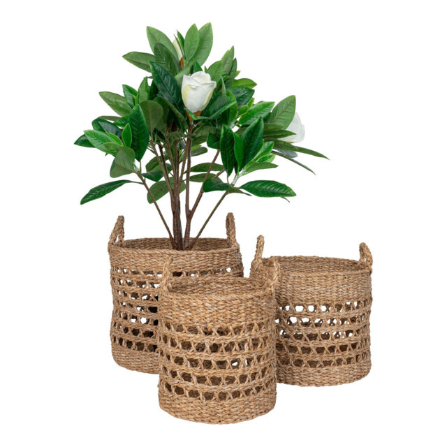Bay Isle Home Alydia Seagrass Decorative Basket