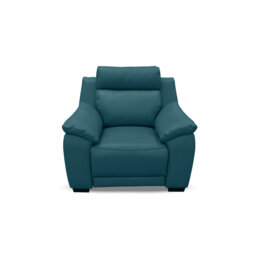 Liekele 109cm Wide Genuine Leather Armchair