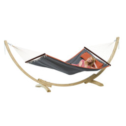 Standalone Product American Dream Double Hammock Set Grey