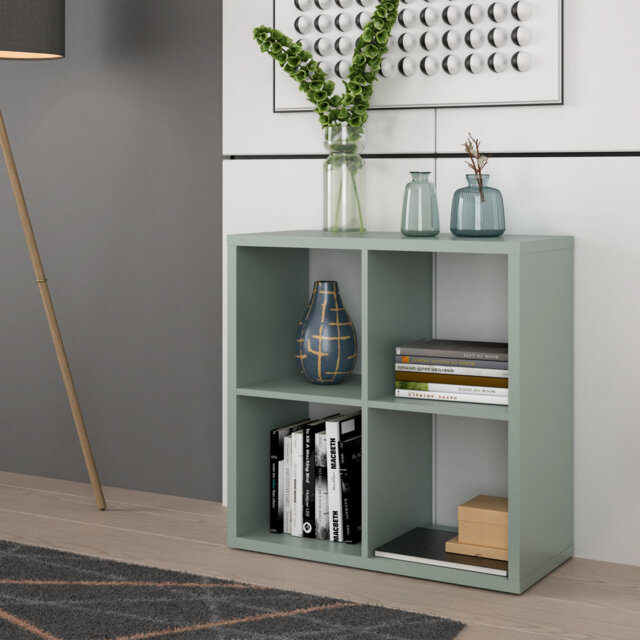 Mauro 72.8cm H x 72.7cm W Cube Bookcase
