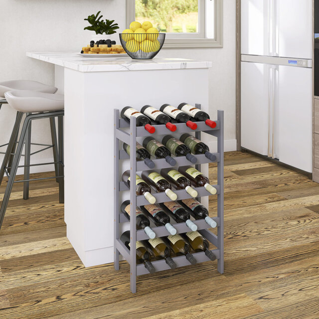 Nerlan 20 Bottle Floor Wine Bottle Rack