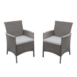 Aoife Outdoor Dining Chairs - Set Of 2 - Rattan