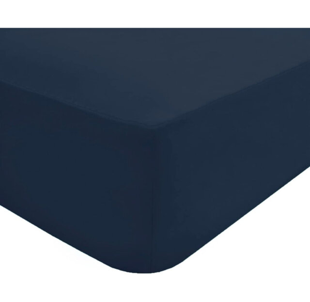 Deluxe Fitted Sheet - Navy