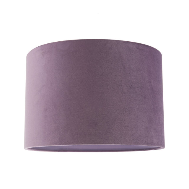 Soft Velvet Fabric Round Lamp Shade For Table Or Pendant By