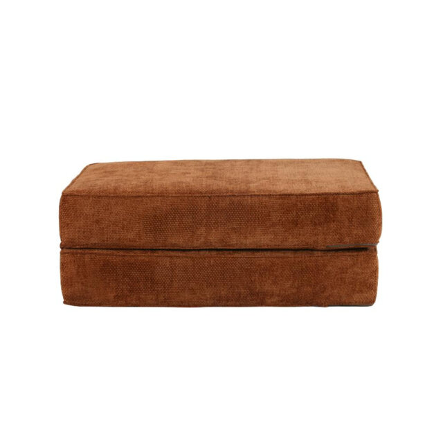 80cm Wide Velvet Rectangle Standard Ottoman