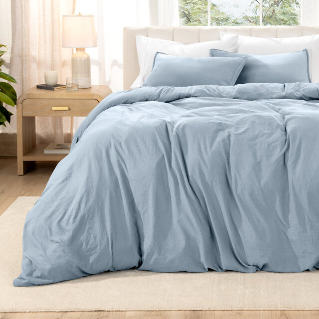 Sandwashed Duvet Cover Set
