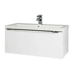 Clifton 800mm Wall Mounted Single Bathroom Vanity with Vitreous China Basin