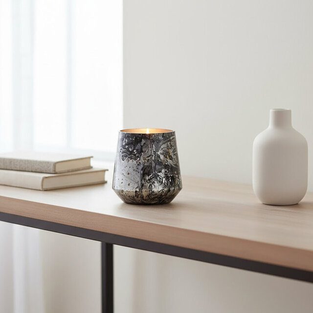 Marble Tabletop Tealight Holder