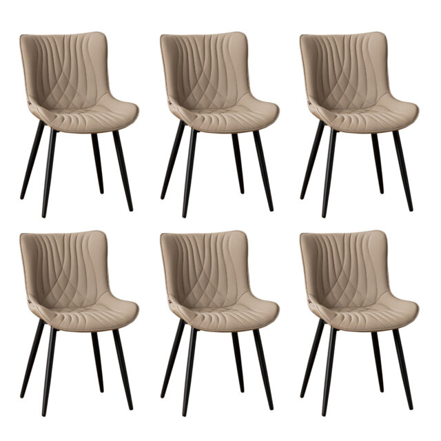 Comfortable Padded Dining Chairs with Back Easy Assembly Upholstered Side Chair, Accent Chairs for Kitchen, Dining Room