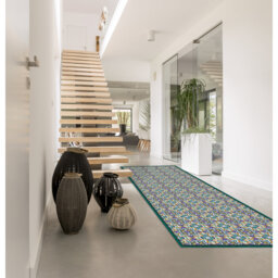 Vinyl Green Indoor Rug