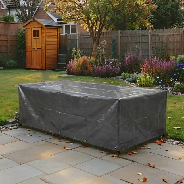 Duracover 203cm Heavy Duty Waterproof & UV Resistant Outdoor Garden Table Furniture Cover
