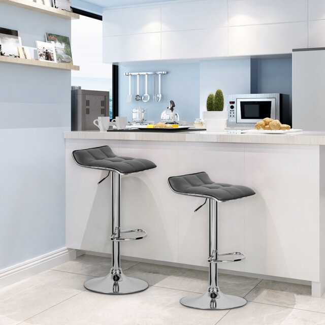 Chrome Plated Steel Bar Stool
