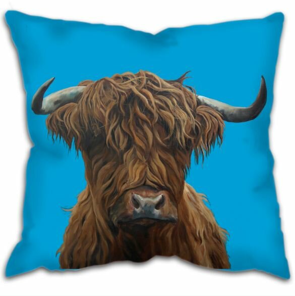 Dawlish Faux Leather Cushion with Filling