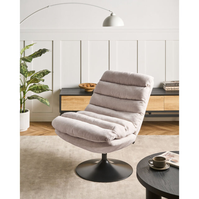 Upholstered Swivel Accent Chair