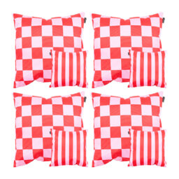 Bean Bag Bazaar Checkerboard & Stripe Indoor-Outdoor Cushions