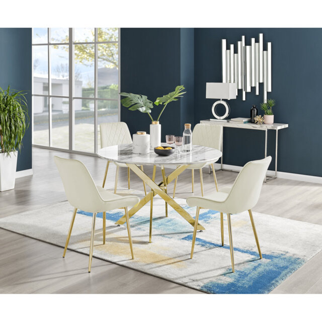 Eubanks 4 - Person Dining Set