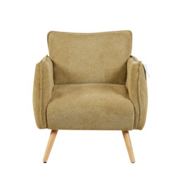 Carvalho Upholstered Soft Touch Fabric Armchair