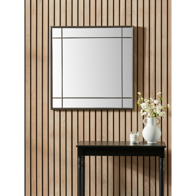Iron Square Wall Mirror