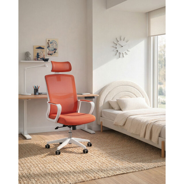 Office Chair with Headrest