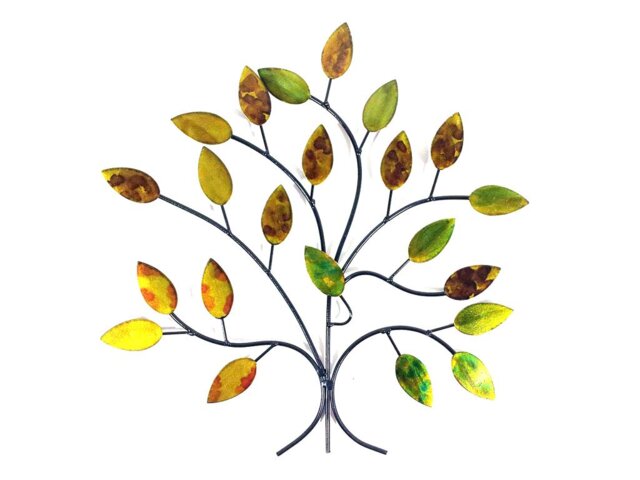 Handmade Trees And Nature Wall Decor on Metal