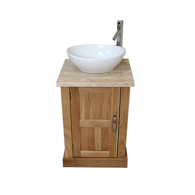 Desirae 500mm Single Bathroom Vanity with Vessel Ceramic Basin
