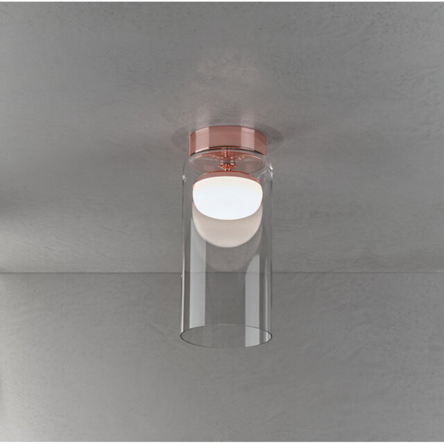 Glass LED Semi Flush Mount