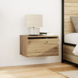 Wall-Mounted Bedside Cabinet Compact