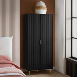 Bethzaida 2 Door Fluted Wardrobe