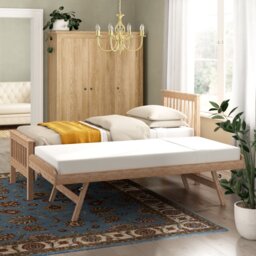 Solid Wood Daybed with Trundle