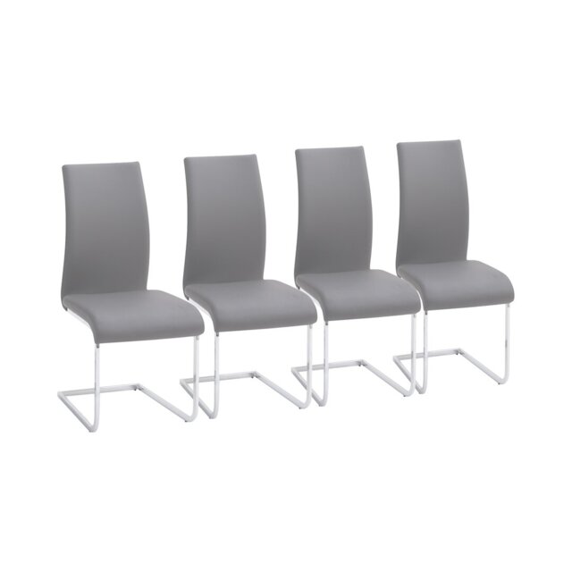 Cathey Upholstered Cantilever Dining Chair