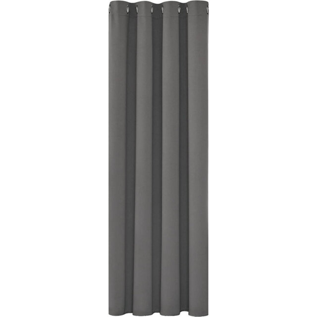 Deconovo Curtains Solidout Super Soft Thermal Insulated Eyeletout Curtains For Bedroom 1 Panel