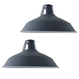 Alkis 16cm H Metal Barn Slotted Lamp Shade ( Uno )