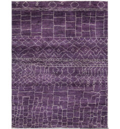 Geometric Hand Knotted 143cm X 194cm Area Rug