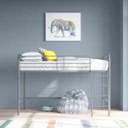 Mcadory Single Metal Mid Sleeper Loft Bed Bed