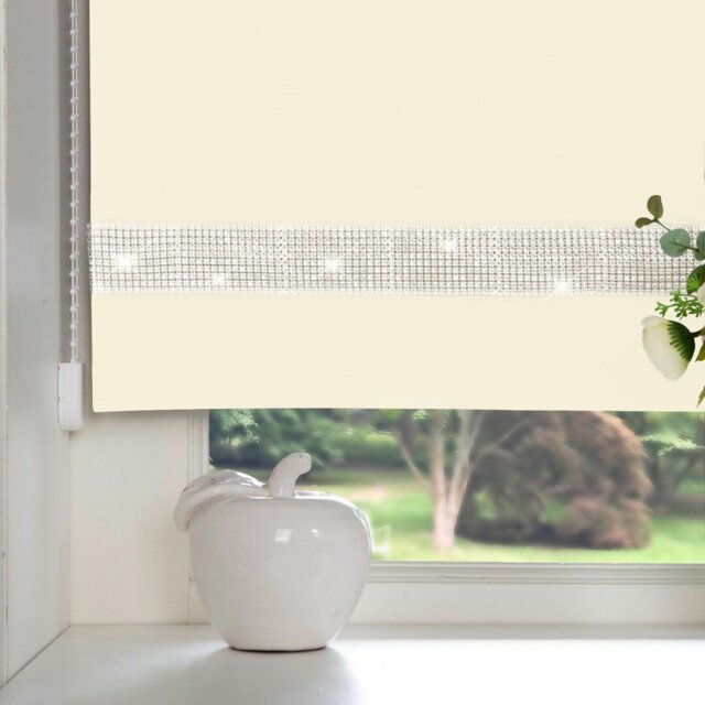 Diamante Room Darkening Roller Blind