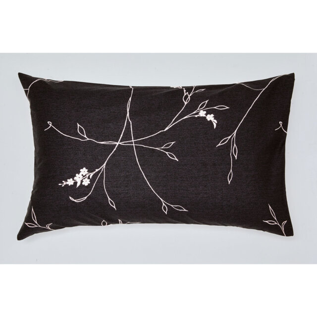 MaÌLie Black 100% Cotton Duvet Cover Set