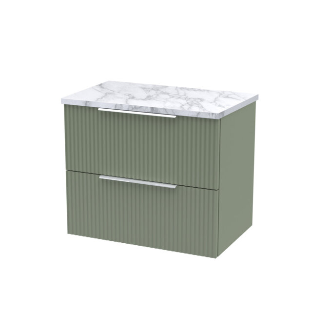 Fluted 60.5cm Single Bathroom Vanity Base Only