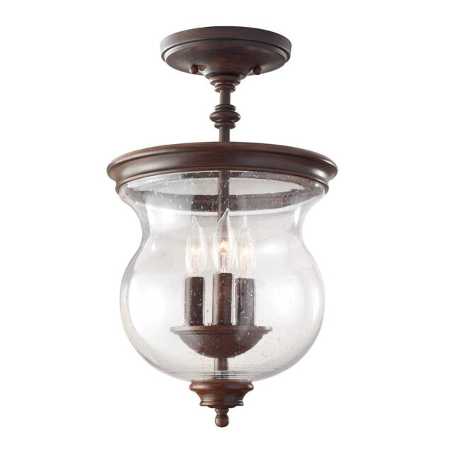 Ullin Glass Semi Flush Mount
