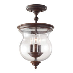 Ullin Glass Semi Flush Mount