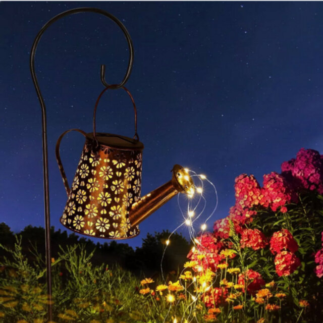 Natural Solar Powered Integrated LED Iron Pathway Light