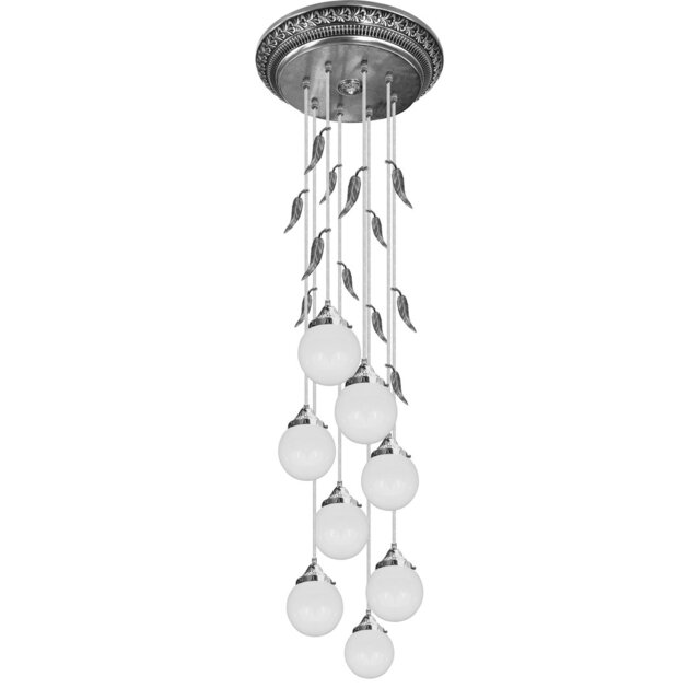 Fortin 8 - Light Candle Style LED Chandelier