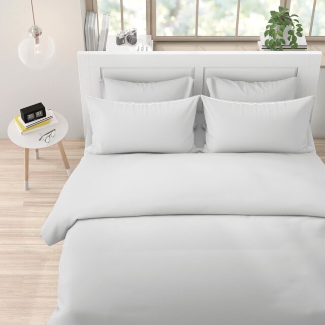 Cotton Duvet Cover with Pillowcases Included