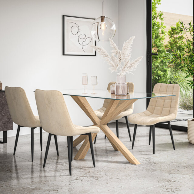 Ahni 6 - Person Dining Set