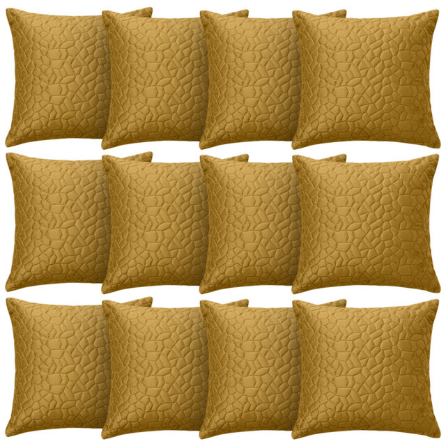 Aspire Homeware Geometric Square Velvet Cushion Covers