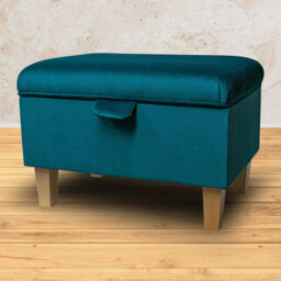 Polyester Upholstered Storage Bench