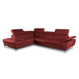 La Crosse Genuine Leather Electric Reclining Corner Sofa