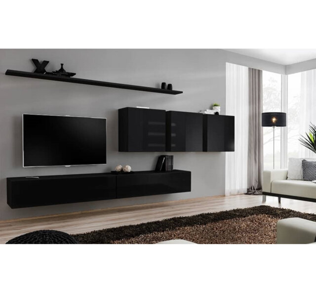 "Elenie Unfinished Floating Entertainment Centre for TVs up to 85"""