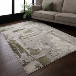 Asiatic Stellar Abstract Green Rug